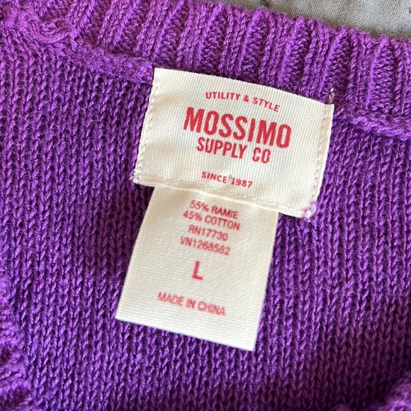 NWT Mossimo Supply Co - Purple Knitted Tank - Large - Picture 9 of 9